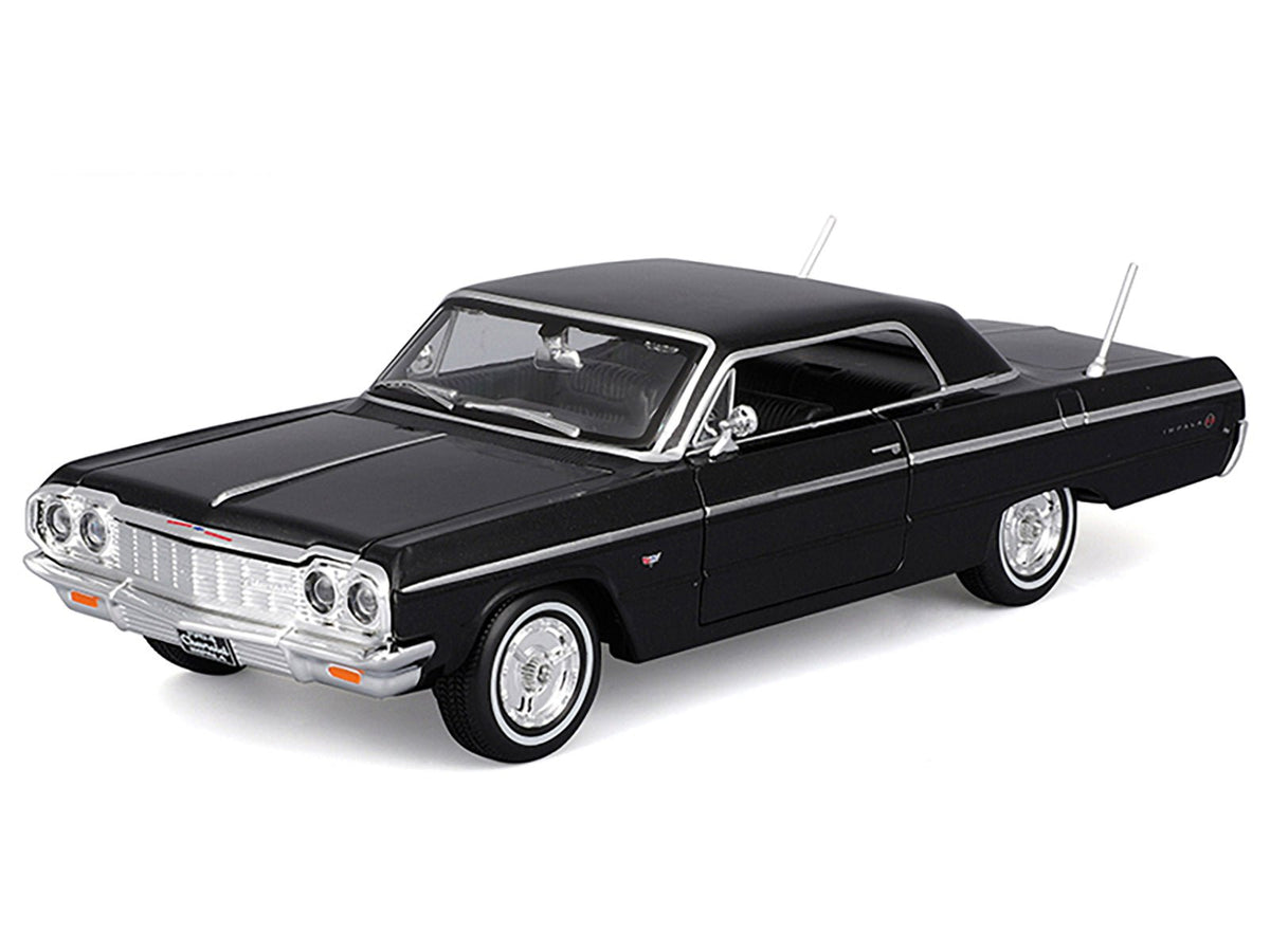 1964 Chevrolet Impala SS Black "Special Edition" Series 1/26 Diecast Model Car by Maisto-Maisto-ModelCars.com