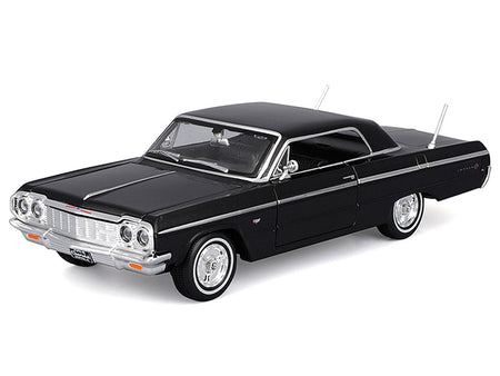 1964 Chevrolet Impala SS Black "Special Edition" Series 1/26 Diecast Model Car by Maisto-Maisto-ModelCars.com