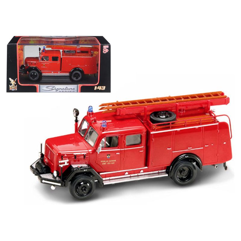 1964 Magirus Deutz 150 D 10 F TLF - 16 Fire Engine 1/43 Diecast Car by Road Signature - Road Signature - ModelCars.com