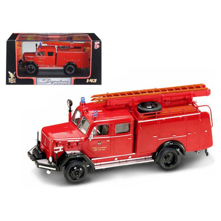 1964 Magirus Deutz 150 D 10 F TLF - 16 Fire Engine 1/43 Diecast Car by Road Signature - Road Signature - ModelCars.com