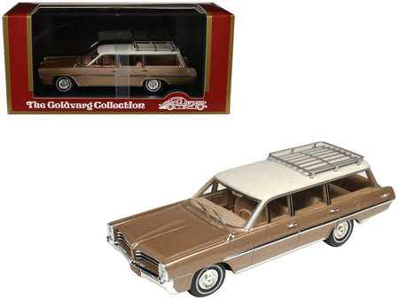 1964 Pontiac Safari Bronze Irid Metallic with Cream Top Limited Edition to 200 pieces Worldwide 1/43 Model Car by Goldvarg Collection-Goldvarg Collection-ModelCars.com