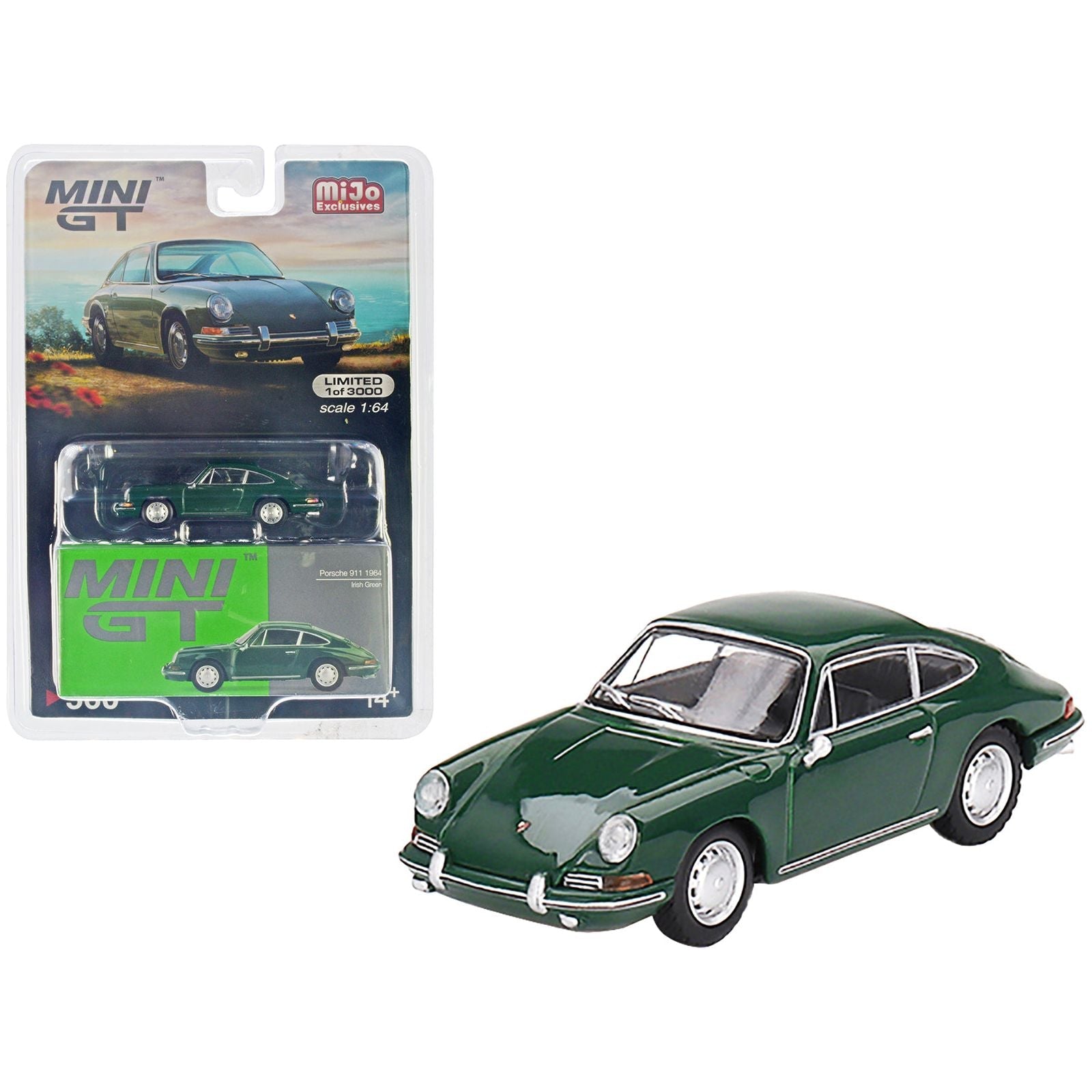1964 Porsche 911 Irish Green Limited Edition to 3000 pieces Worldwide 1/64 Diecast Model Car by True Scale Miniatures - True Scale Miniatures - ModelCars.com