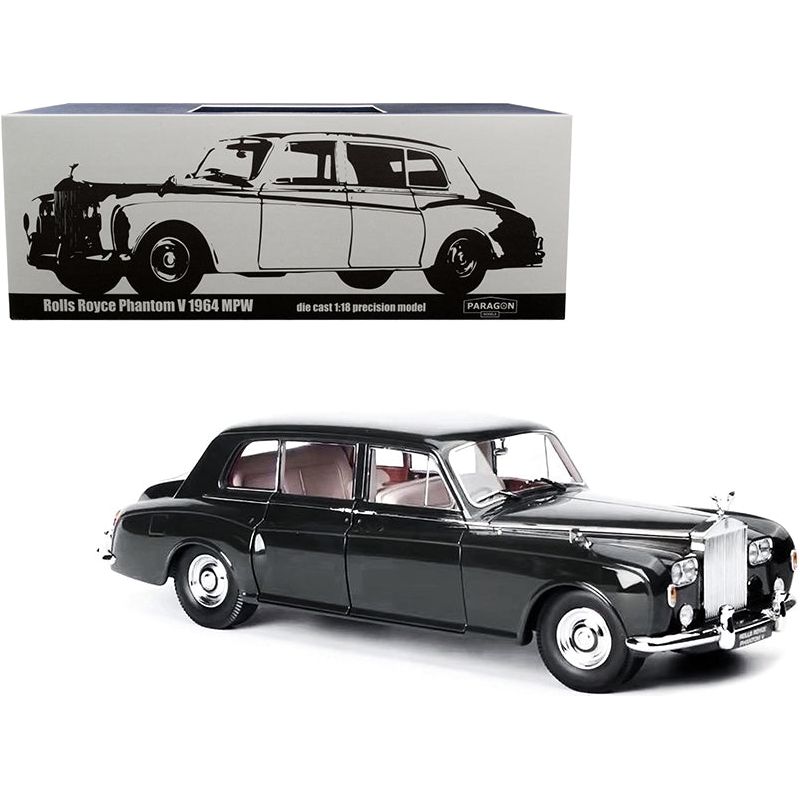 1964 Rolls Royce Phantom V Brewster Green 1/18 Diecast Model Car by Paragon - Paragon - ModelCars.com