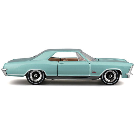 1965 Buick Riviera Gran Sport Light Blue Metallic "Special Edition" Series 1/26 Diecast Model Car by Maisto - Maisto - ModelCars.com