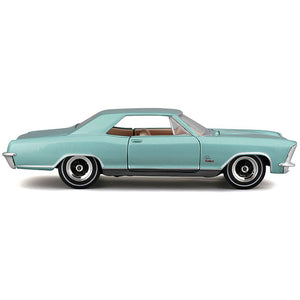 1965 Buick Riviera Gran Sport Light Blue Metallic "Special Edition" Series 1/26 Diecast Model Car by Maisto