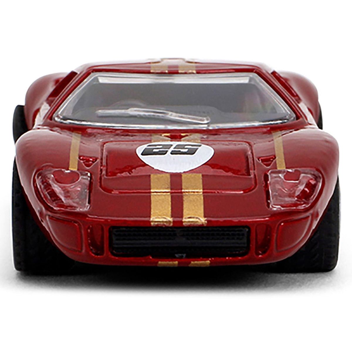 1965 Ford GT40 MK1 #25 Red Metallic with Gold Stripes "Collection" Series 1/64 Diecast Model Car by Majorette-Majorette-ModelCars.com