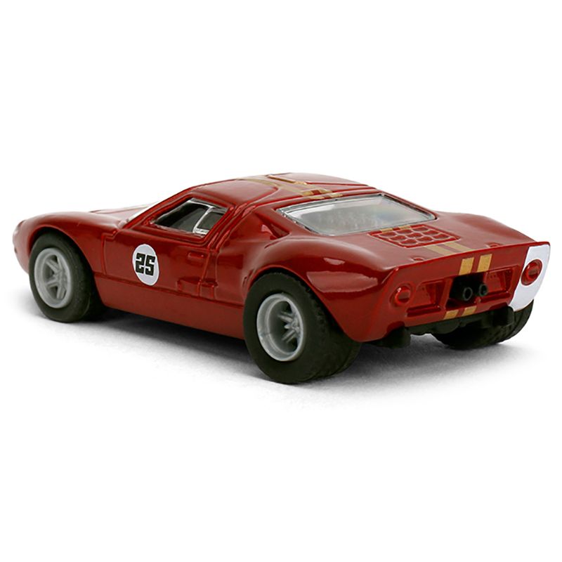 1965 Ford GT40 MK1 #25 Red Metallic with Gold Stripes "Collection" Series 1/64 Diecast Model Car by Majorette-Majorette-ModelCars.com