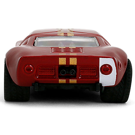 1965 Ford GT40 MK1 #25 Red Metallic with Gold Stripes "Collection" Series 1/64 Diecast Model Car by Majorette-Majorette-ModelCars.com