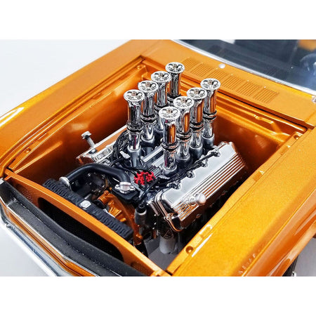 1965 Ford Mustang A/FX Orange Metallic "Rat Fink Mighty Mustang" Limited Edition to 1122 pieces Worldwide 1/18 Diecast Model Car by ACME-Acme-ModelCars.com