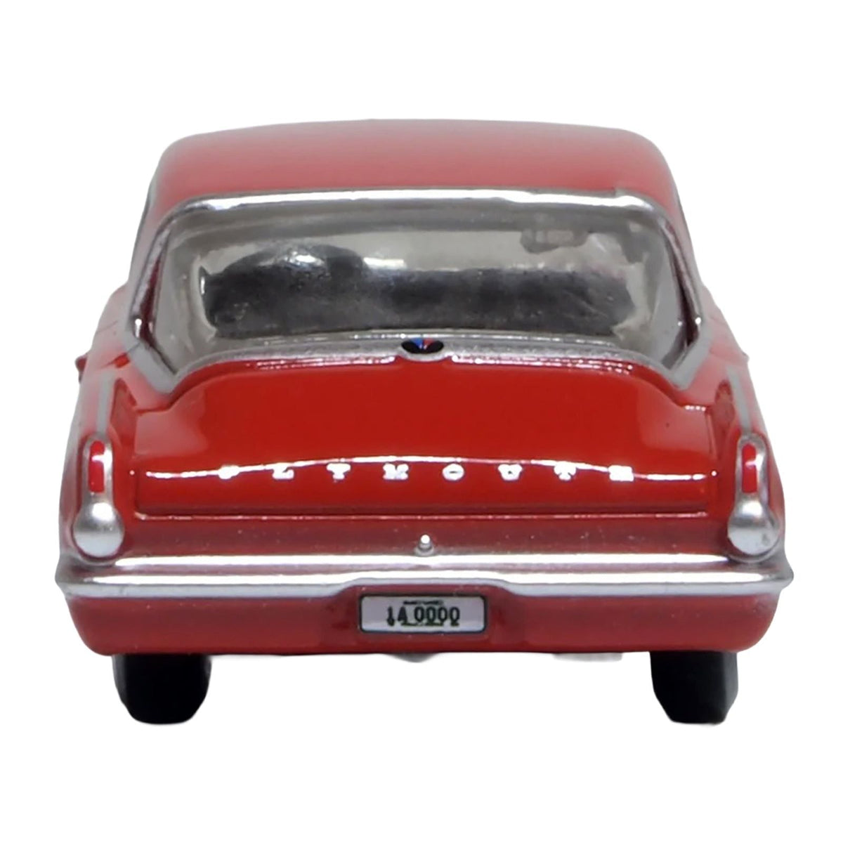 1965 Plymouth Barracuda Red 1/87 (HO) Scale Diecast Model Car by Oxford Diecast-Oxford Diecast-ModelCars.com