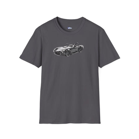 1965 Shelby Cobra 427 S/C Black with Comic Noir Style Graphics - Inspired T-Shirt - American Muscle-Modelcars.com-ModelCars.com