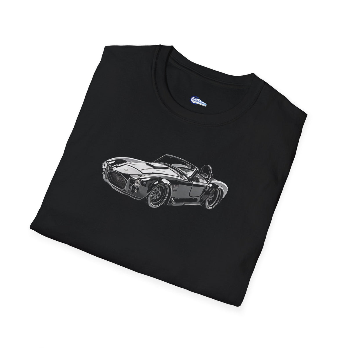 1965 Shelby Cobra 427 S/C Black with Comic Noir Style Graphics - Inspired T-Shirt - American Muscle-Modelcars.com-ModelCars.com