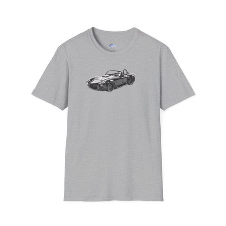 1965 Shelby Cobra 427 S/C Black with Comic Noir Style Graphics - Inspired T-Shirt - American Muscle-Modelcars.com-ModelCars.com