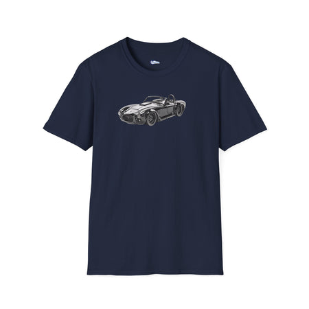1965 Shelby Cobra 427 S/C Black with Comic Noir Style Graphics - Inspired T-Shirt - American Muscle-Modelcars.com-ModelCars.com