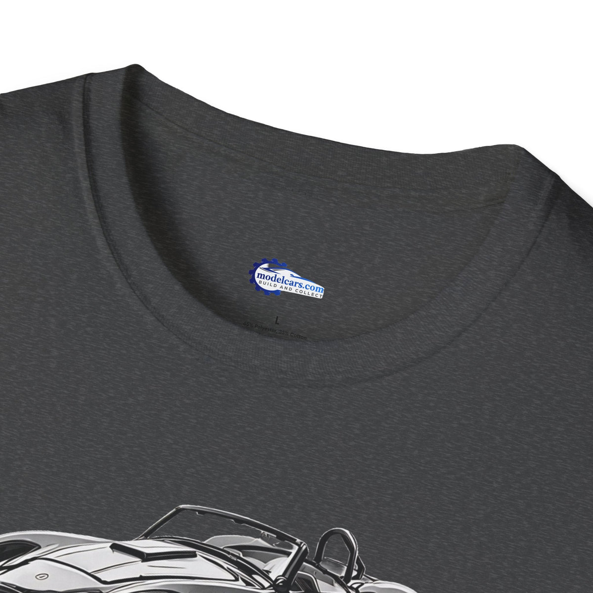 1965 Shelby Cobra 427 S/C Black with Comic Noir Style Graphics - Inspired T-Shirt - American Muscle-Modelcars.com-ModelCars.com