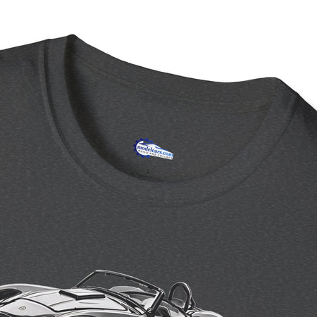 1965 Shelby Cobra 427 S/C Black with Comic Noir Style Graphics - Inspired T-Shirt - American Muscle-Modelcars.com-ModelCars.com