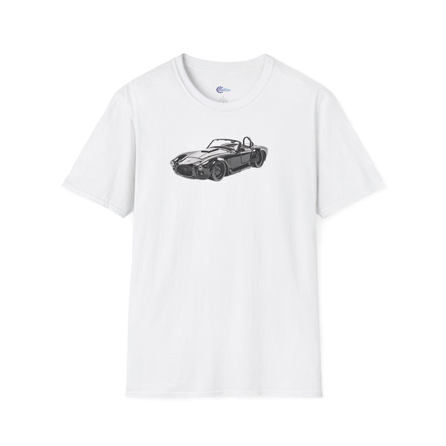 1965 Shelby Cobra 427 S/C Black with Comic Noir Style Graphics - Inspired T-Shirt - American Muscle-Modelcars.com-ModelCars.com