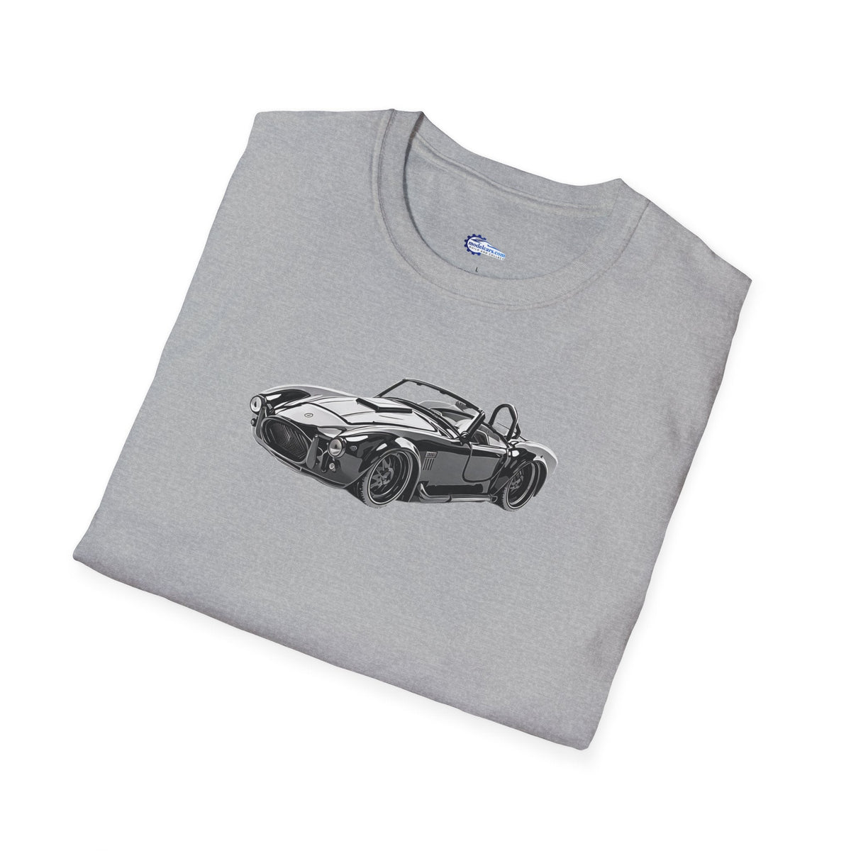 1965 Shelby Cobra 427 S/C Black with Comic Noir Style Graphics - Inspired T-Shirt - American Muscle-Modelcars.com-ModelCars.com