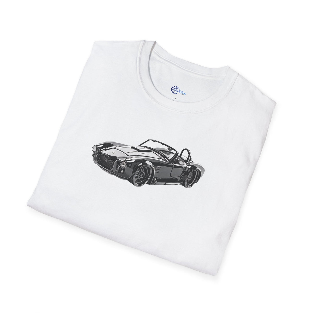 1965 Shelby Cobra 427 S/C Black with Comic Noir Style Graphics - Inspired T-Shirt - American Muscle-Modelcars.com-ModelCars.com