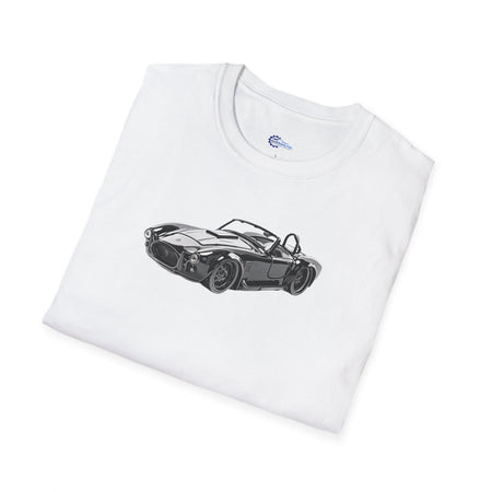 1965 Shelby Cobra 427 S/C Black with Comic Noir Style Graphics - Inspired T-Shirt - American Muscle-Modelcars.com-ModelCars.com
