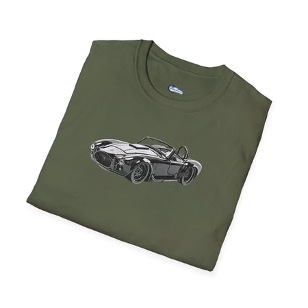 1965 Shelby Cobra 427 S/C Black with Comic Noir Style Graphics - Inspired T-Shirt - American Muscle-Modelcars.com-ModelCars.com