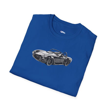 1965 Shelby Cobra 427 S/C Black with Comic Noir Style Graphics - Inspired T-Shirt - American Muscle-Modelcars.com-ModelCars.com