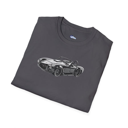 1965 Shelby Cobra 427 S/C Black with Comic Noir Style Graphics - Inspired T-Shirt - American Muscle-Modelcars.com-ModelCars.com