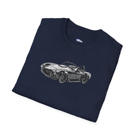 1965 Shelby Cobra 427 S/C Black with Comic Noir Style Graphics - Inspired T-Shirt - American Muscle-Modelcars.com-ModelCars.com