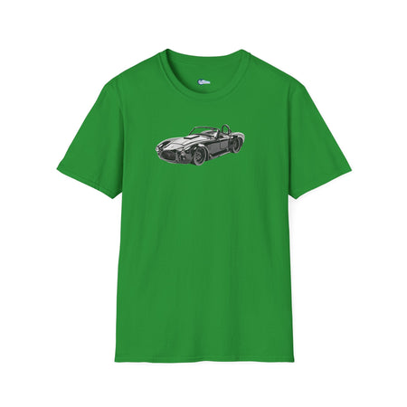 1965 Shelby Cobra 427 S/C Black with Comic Noir Style Graphics - Inspired T-Shirt - American Muscle-Modelcars.com-ModelCars.com