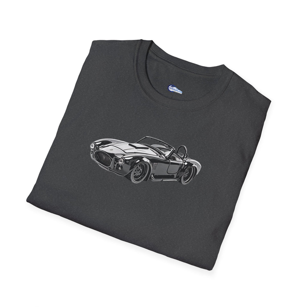1965 Shelby Cobra 427 S/C Black with Comic Noir Style Graphics - Inspired T-Shirt - American Muscle-Modelcars.com-ModelCars.com