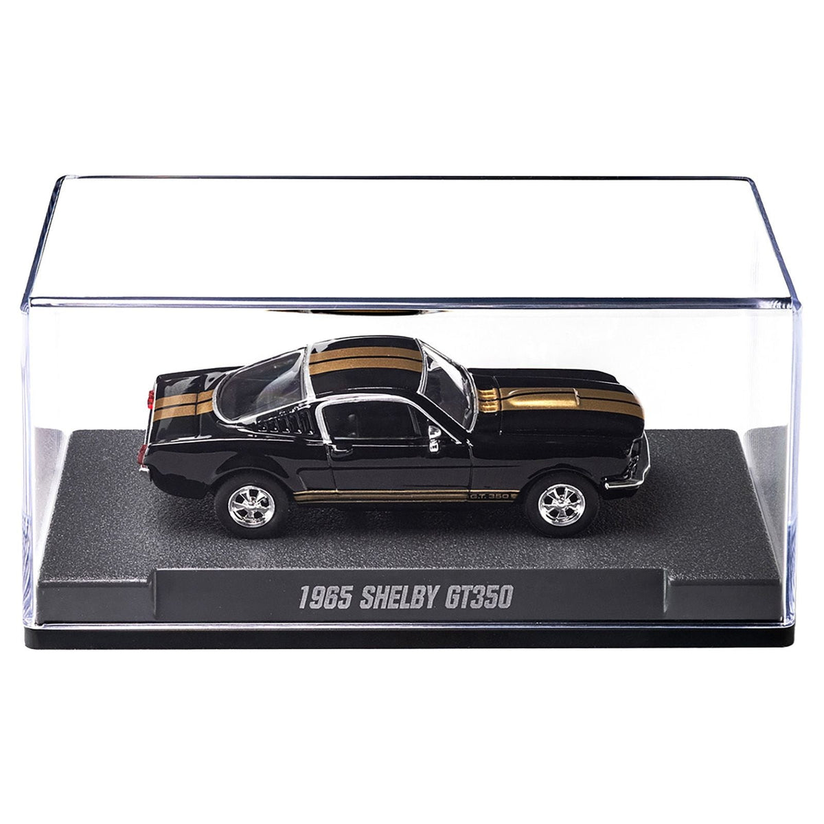1965 Shelby GT350 Black with Gold Stripes "Collection" Series 1/64 Diecast Model Car by Majorette-Majorette-ModelCars.com