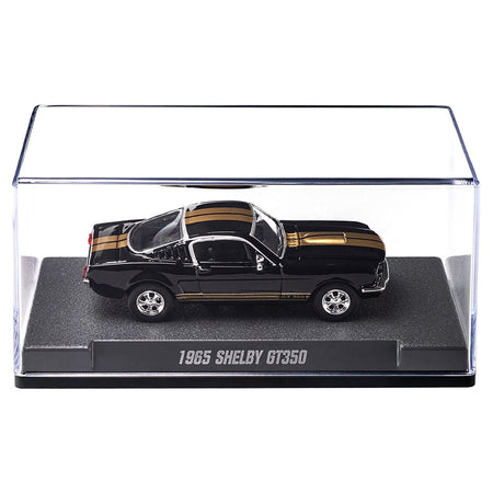 1965 Shelby GT350 Black with Gold Stripes "Collection" Series 1/64 Diecast Model Car by Majorette-Majorette-ModelCars.com