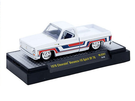 1966 Chevrolet Corvette 427 68 Orange with White Stripes and Graphics "Schwinn Orange Krate" Limited Edition to 4400 pieces Worldwide 1/64 Diecast Model Car by M2 Machines-M2-ModelCars.com