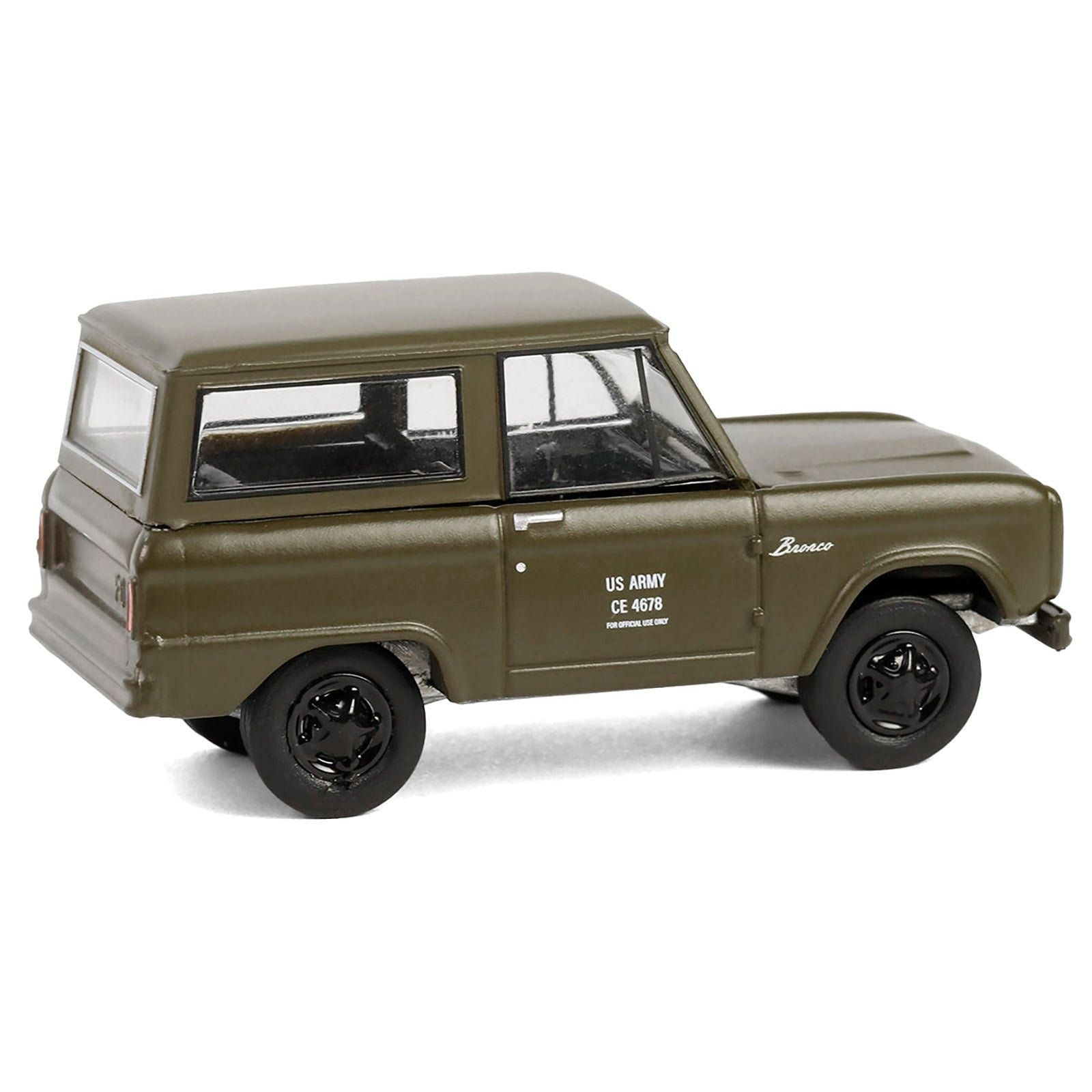 1966 Ford Bronco "U.S. Army Proposal" Olive Drab "Battalion 64" Series 5 1/64 Diecast Model Car by Greenlight - Greenlight - ModelCars.com