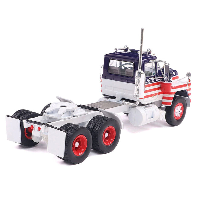 1966 Mack R Series Truck Tractor American Flag Livery 1/43 Diecast Model by IXO Models-IXO-ModelCars.com