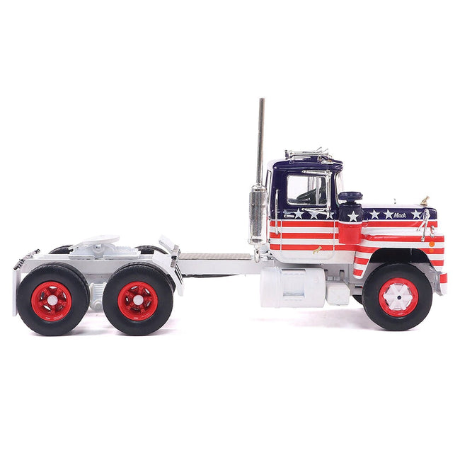 1966 Mack R Series Truck Tractor American Flag Livery 1/43 Diecast Model by IXO Models-IXO-ModelCars.com