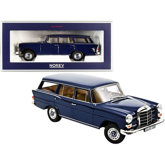 1966 Mercedes Benz 200 Universal Dark Blue 1/18 Diecast Model Car by Norev - Norev - ModelCars.com