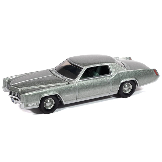 1967 Cadillac Eldorado Crystal Firemist Metallic with Green Interior "Luxury Cruisers" Series 1/64 Diecast Model Car by Auto World-Autoworld-ModelCars.com
