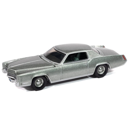 1967 Cadillac Eldorado Crystal Firemist Metallic with Green Interior "Luxury Cruisers" Series 1/64 Diecast Model Car by Auto World - Autoworld - ModelCars.com
