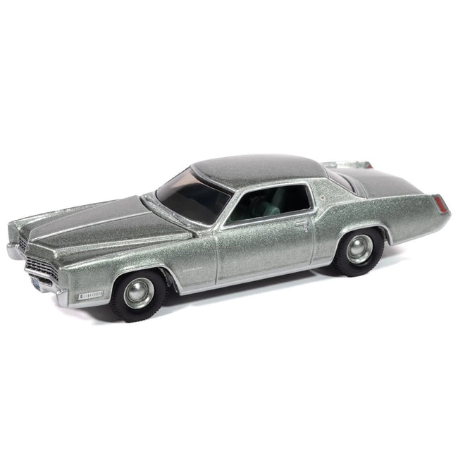 1967 Cadillac Eldorado Crystal Firemist Metallic with Green Interior "Luxury Cruisers" Series 1/64 Diecast Model Car by Auto World - Autoworld - ModelCars.com
