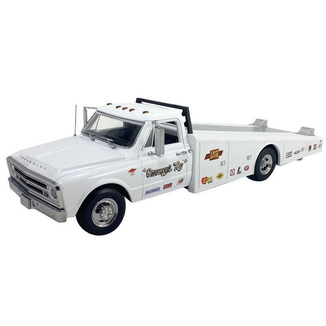 1967 Chevrolet C-30 Ramp Truck White "Grumpy's Toy" Limited Edition to 320 pieces Worldwide 1/18 Diecast Model Car by ACME-Acme-ModelCars.com