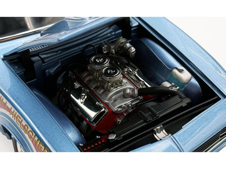 1967 Chevrolet Camaro "Mr. Bardahl Drag Car" Blue Metallic with Red and White Graphics Limited Edition to 312 pieces Worldwide 1/18 Diecast Model Car by ACME-Acme-ModelCars.com