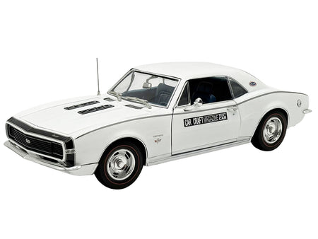 1967 Chevrolet Camaro RS/SS "Car Craft Test Car" White Limited Edition to 180 pieces Worldwide 1/18 Diecast Model Car by ACME-Acme-ModelCars.com