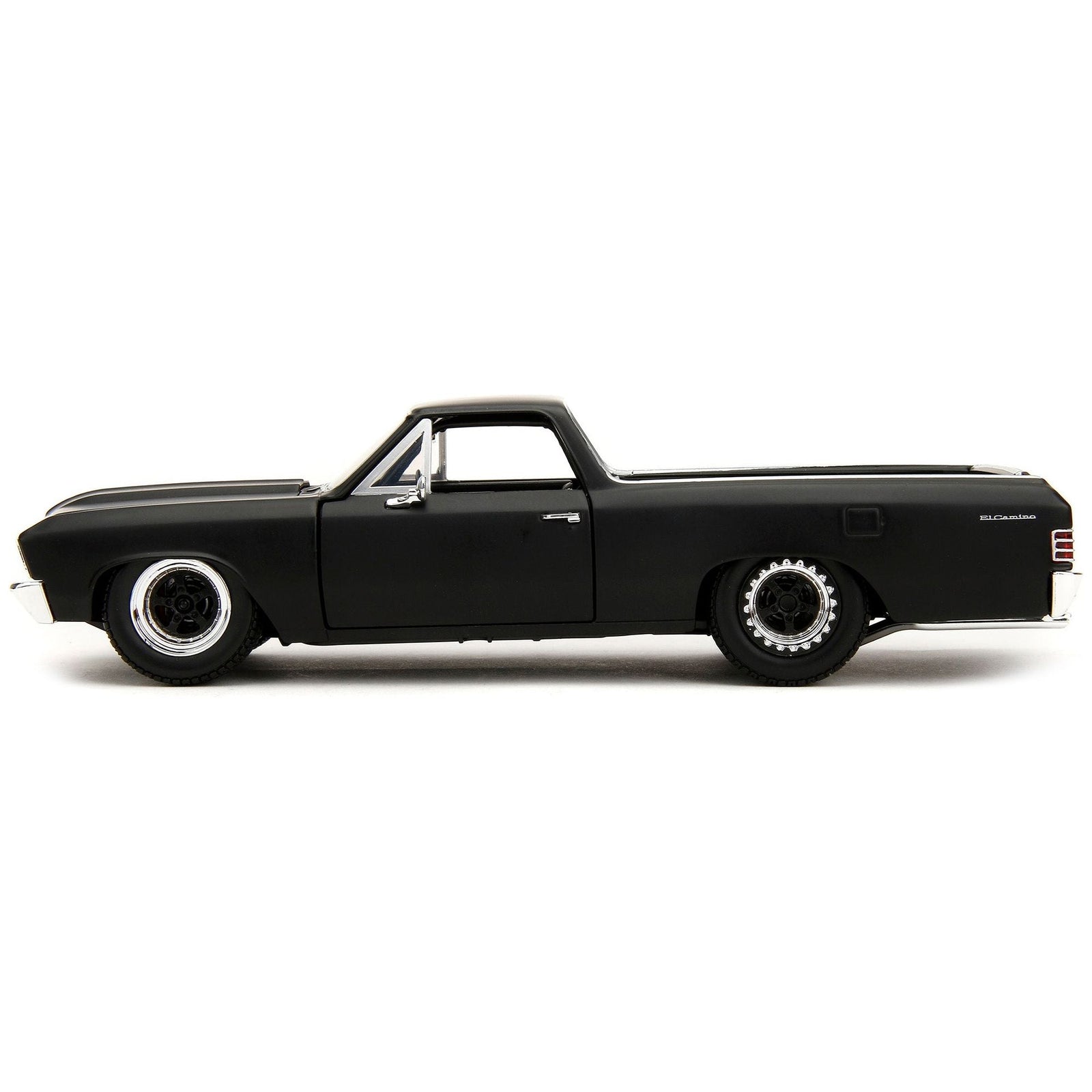 1967 Chevrolet El Camino Matt Black "Fast & Furious" Series 1/24 Diecast Model Car by Jada - Jada - ModelCars.com