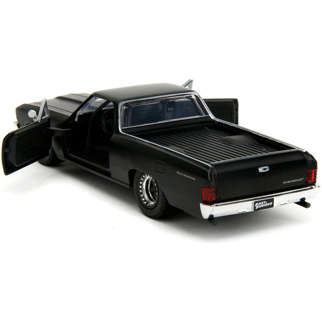 1967 Chevrolet El Camino Matt Black "Fast & Furious" Series 1/32 Diecast Model Car by Jada - Jada - ModelCars.com
