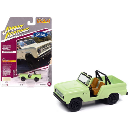 1967 Ford Bronco "Nick Cherrone" Glen Green "Classic Gold Collection" 1/64 Diecast Model Car by Johnny Lightning-Johnny Lightning-ModelCars.com