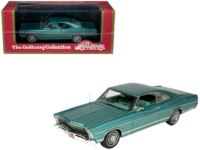 1967 Ford Galaxie Clearwater Aqua Metallic with Aqua Interior Limited Edition to 200 pieces Worldwide 1/43 Model Car by Goldvarg Collection-Goldvarg Collection-ModelCars.com
