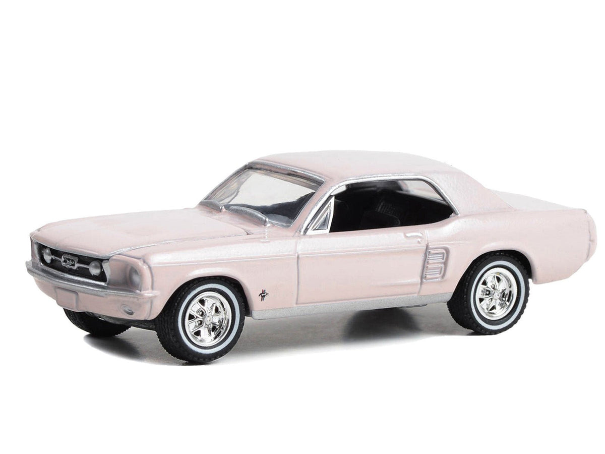 1967 Ford Mustang Coupe "She Country Special - Bill Goodro Ford Denver Colorado" Bermuda Sand "Hobby Exclusive" Series 1/64 Diecast Model Car by Greenlight-Greenlight-ModelCars.com