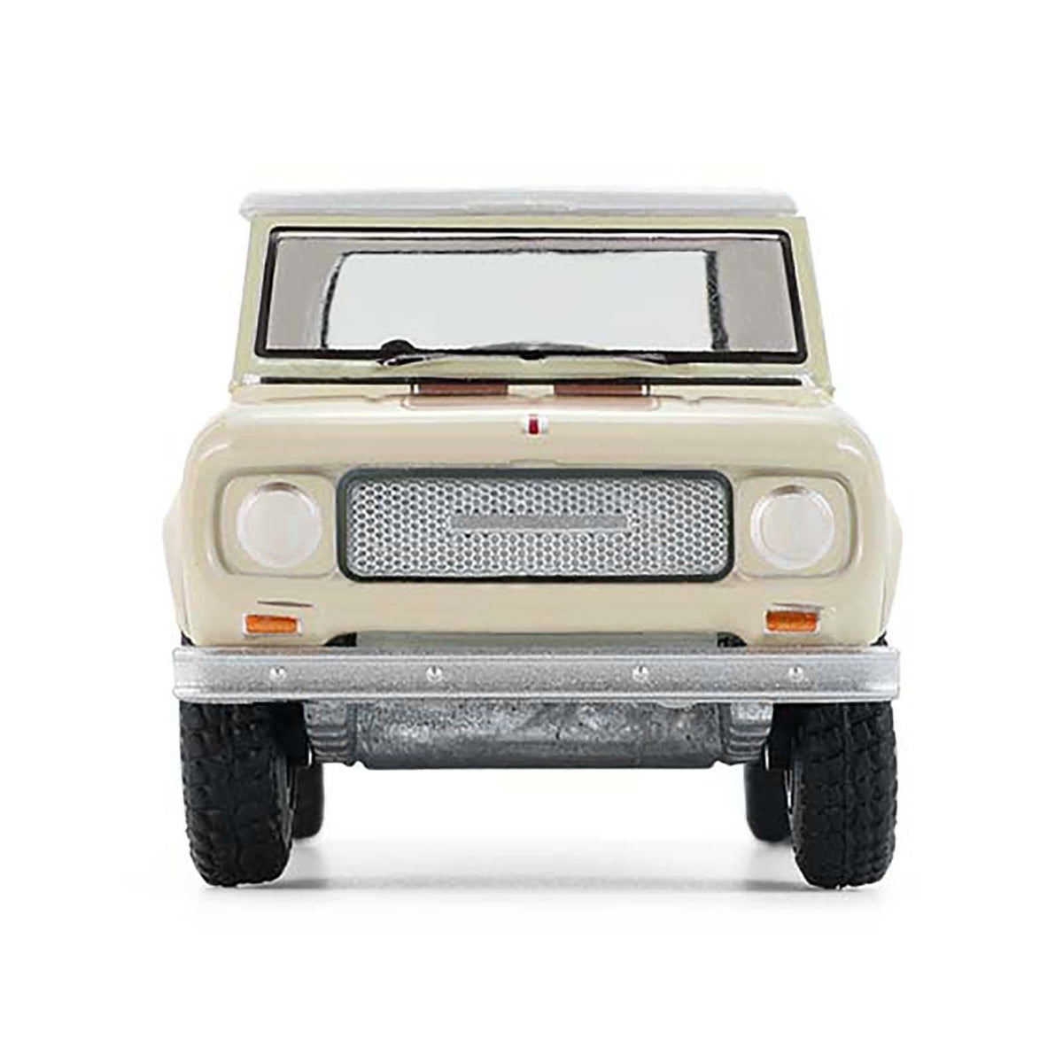 1967 International Scout 800 Sportop Cream with Brown Stripes and White Top "All Terrain" Series 17 1/64 Diecast Model Car by Greenlight-Greenlight-ModelCars.com