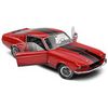 1967 Shelby GT500 Burgundy Red with Black Stripes 1/18 Diecast Model Car by Solido - Solido - ModelCars.com